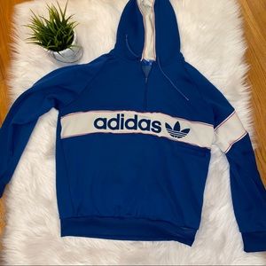 vintage Adidas hooded sweater